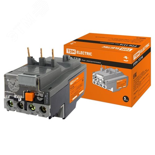 Реле электротепловое РТН-1316 9-13А - TDM ELECTRIC