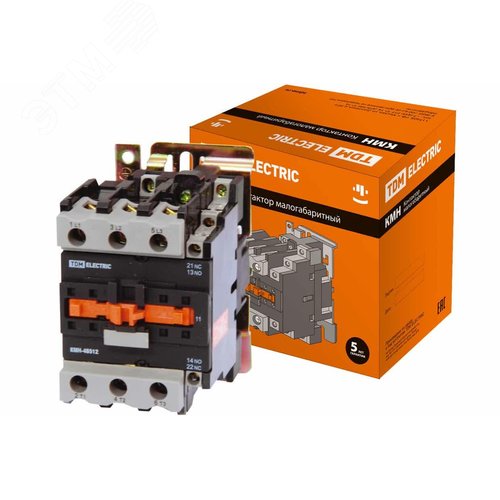 Контактор КМН-48012 80А 400В/АС3 1НО 1НЗ - TDM ELECTRIC