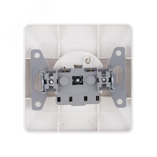 "Розетка 2П с защ. шт. 10А 250В белая ""Ильмень"" TDM" 4