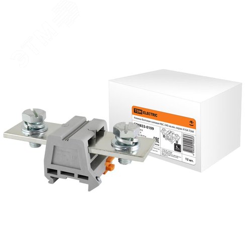 Клемма болтовая силовая КБС-240 кв.мм. серая 415А TDM - TDM ELECTRIC