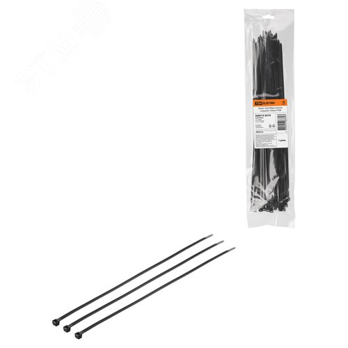 Хомут 3,6х180мм нейлон (черный) (100шт) TDM 5