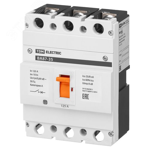 Выключатель автоматический ВА87-35 3Р 125А 25кА 8