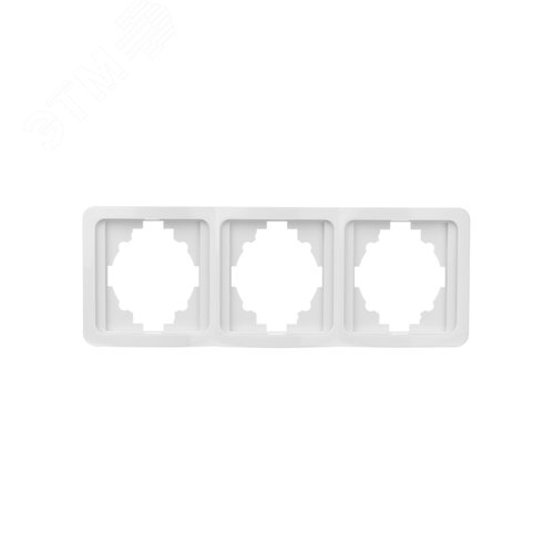 Рамка 3-ая вертикальная белая  Валдай 5