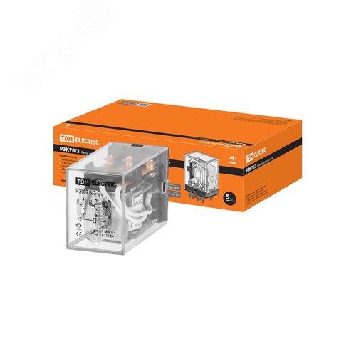 Реле РЭК78/3 5А 24В DC