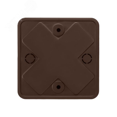 Коробка распаячная КР 75х75х20 ОП бук с клем. колодкой IP40 инд. штрихкод TDM 3