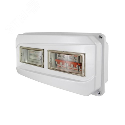 Щит учета ЩРН-12-1ф 167х350х111 мм пластиковый IP55 TDM - TDM ELECTRIC