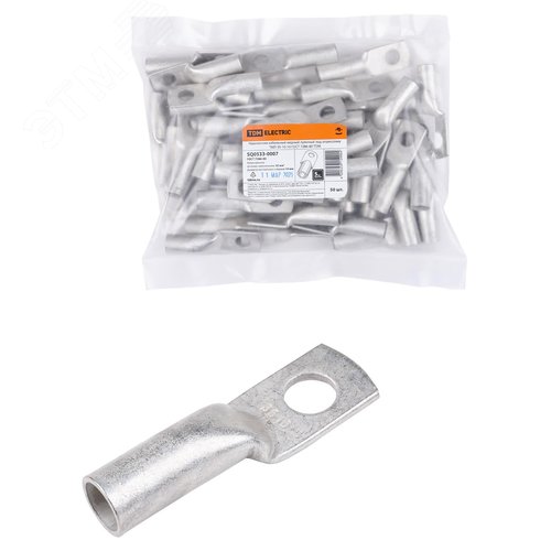 Наконечник кабельный медный луженый под опрессовку ТМЛ 35-10-10 ГОСТ 7386-80