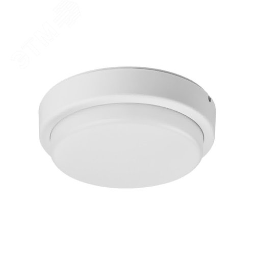 Светодиодный светильник LED ДПП 2901 12Вт 990 лм 4000К IP65 белый круг 160x48 мм Народный (SQ0329-0810) - фото 2