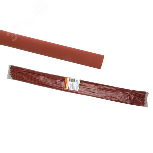 Термоусаживаемая трубка ТУТнг 8/4 красная по 1м (50 м/упак) TDM