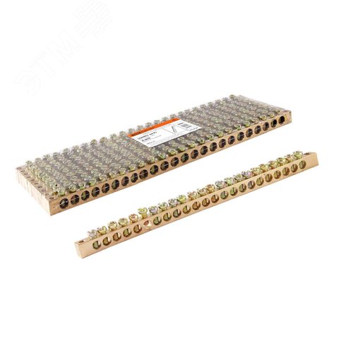 Шина N нулевая 8x12мм 24/2 (24 группы/крепеж по краям) TDM - TDM ELECTRIC