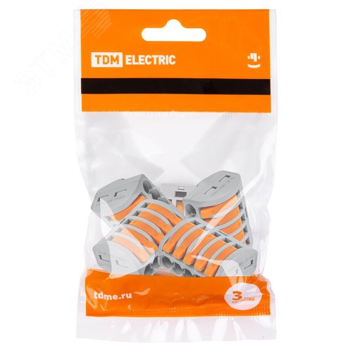 Соединительная клемма СК-415 (2,5мм2) (5 шт/упак) TDM 4