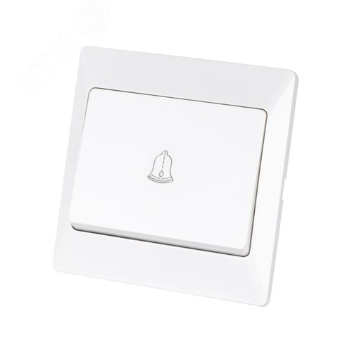 "Кнопка для звонка белая ""Ильмень"" TDM" 3