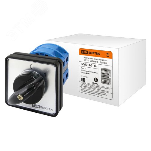 Кулачковый переключатель КПУ11-63/2098 (0-1 3р) (SQ0715-0144) - TDM ELECTRIC