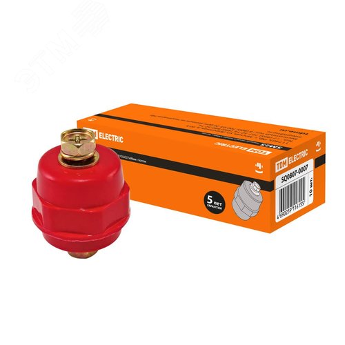 Изолятор SM25 силовой Н25хD27хМ6мм с болтом - TDM ELECTRIC