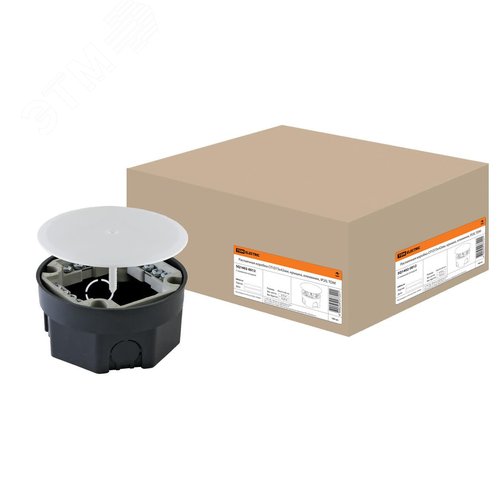 Распаячная коробка СП D73х42мм, крышка, клеммник, IP20, (SQ1402-0012) - TDM ELECTRIC