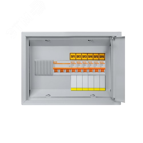 Осветительный щиток с выключателем ОЩВ-6 (63А/16А) 220х300х120мм 3