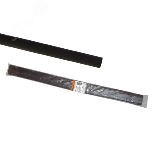 Термоусаживаемая трубка ТУТнг 2/1 черная по 1м (200 м/упак) TDM