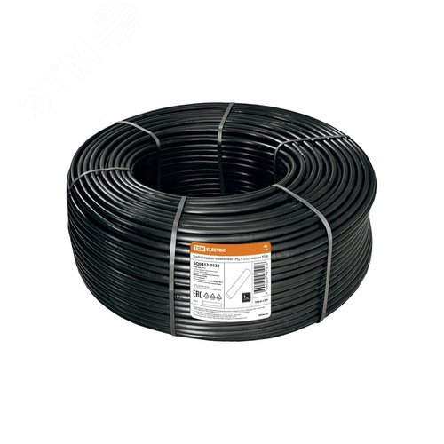 Труба гладкая техническая ПНД d 32(с) черная TDM 3