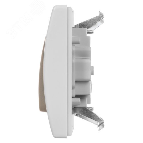 "Переключатель на 2 направления 2-кл. скрытой установки IP54 10А серый ""Вуокса"" TDM" 3