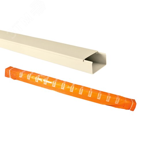 Кабель-канал 20х10 слоновая кость 100м TDM