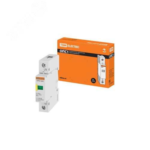 Разрядник ОПС1-D 1Р In=5kA Un=230B Im=10kA