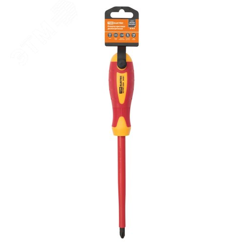 Отвертка крестовая диэлектрическая тип PH3x150, серия «ЭкспертЭлектрик» TDM 6