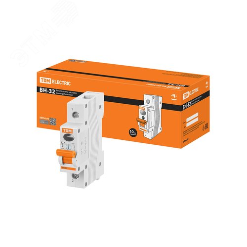 Выключатель нагрузки (мини-рубильник) ВН-32 однополюсный 32A