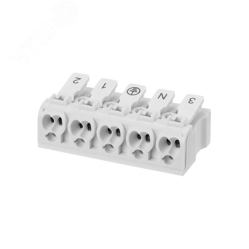 Клемма пружинная соединительная КСП5-3L+N+PE, 16 A TDM - фото 3