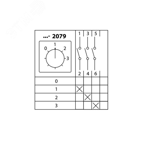 КПУ11-25/2079 (0-1-2-3 1р) TDM 2