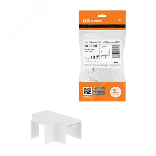 Угол Т-образный КМТ 16х16 (4 шт./комп.) TDM