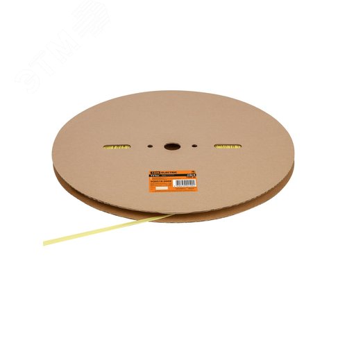 Термоусаживаемая трубка ТУТнг 8/4 желтая (100 м/ролл) TDM 4