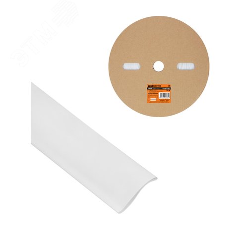 Термоусаживаемая трубка ТУТнг 25/12,5 белая (50 м/ролл) TDM