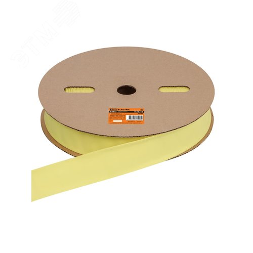 Термоусаживаемая трубка ТУТнг 30/15 желтая (50 м/ролл) TDM 4