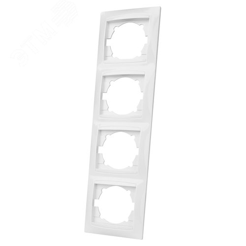 Рамка четырехпостовая вертикальная белая ''Лама'' 2