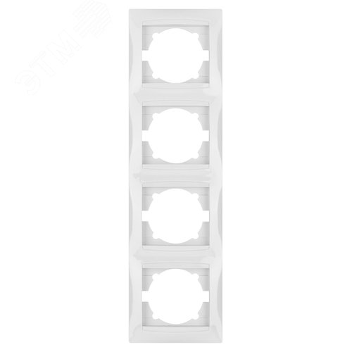 Рамка четырехпостовая вертикальная белая ''Лама'' 3