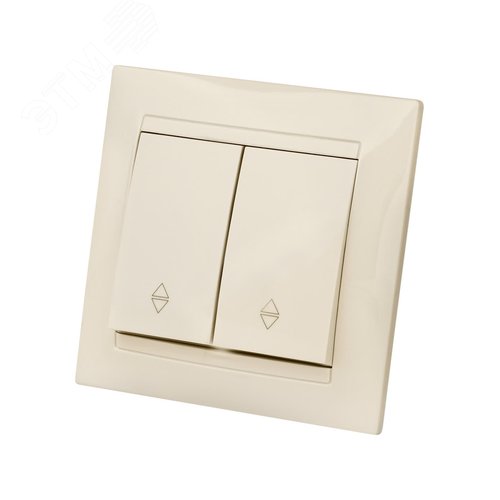 "Выключатель на 2 направления 2 кл. 10А сл. кость ""Лама"" TDM" 2