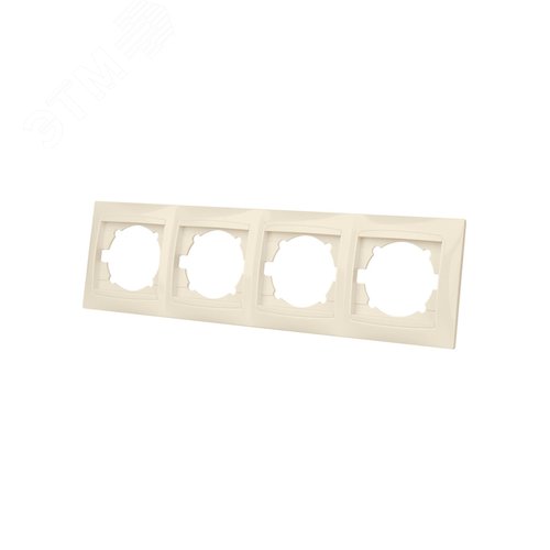 Рамка 4-х постовая горизонтальная сл. кость Лама TDM 2