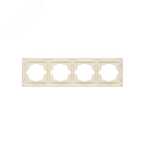 Рамка 4-х постовая горизонтальная сл. кость Лама TDM 4