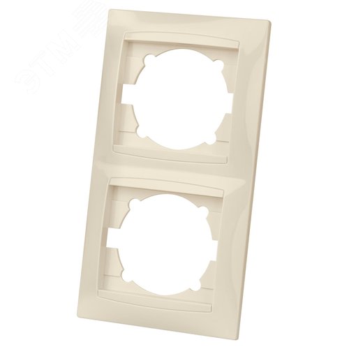 Рамка 2-х постовая вертикальная сл. кость Лама TDM 2