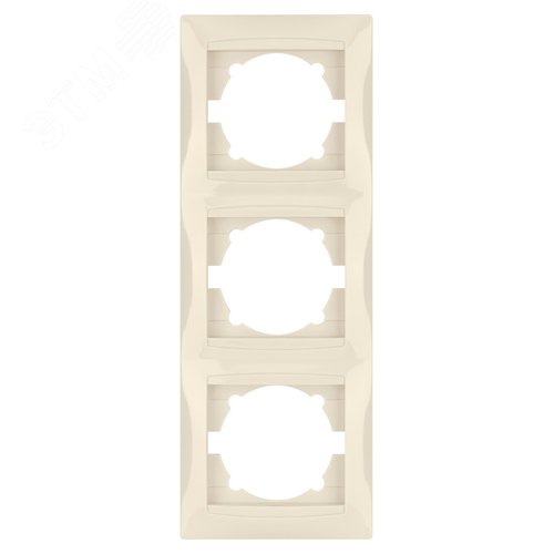 Рамка 3-х постовая вертикальная сл. кость Лама TDM 3