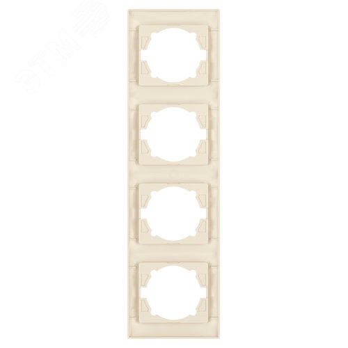 Рамка 4-х постовая вертикальная сл. кость Лама TDM 4