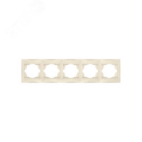 Рамка 5-ти постовая горизонтальная сл. кость Лама TDM 3