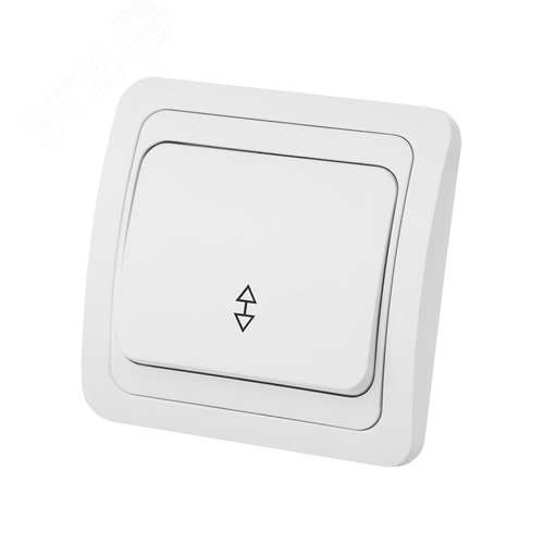 Переключатель на 2 направления 1-кл. 10А белый  Валдай  TDM 2