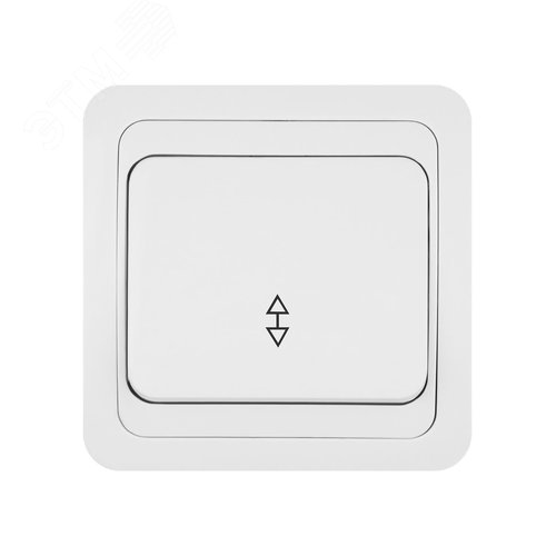 Переключатель на 2 направления 1-кл. 10А белый  Валдай  TDM 3