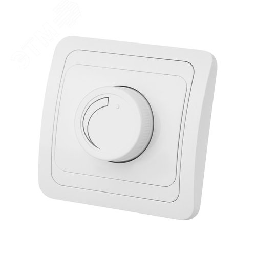 Светорегулятор (RL  600Вт) поворотный белый  Валдай 2