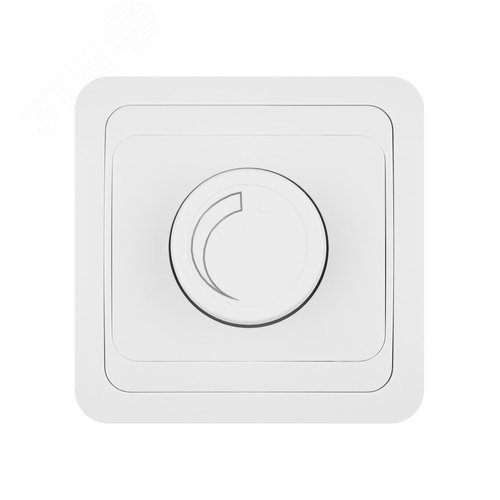 Светорегулятор (RL  600Вт) поворотный белый  Валдай 3