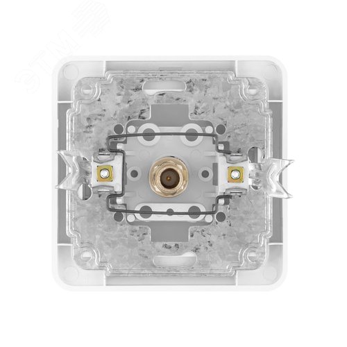 Розетка TV (SAT) F-типа белая  Валдай  TDM 4