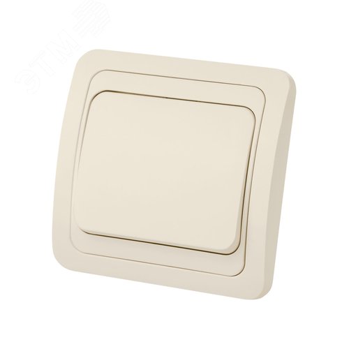 Выключатель 1-кл. 10А сл. кость  Валдай  TDM 2