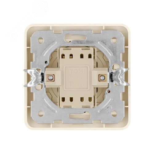 Переключатель на 2 направления 1-кл. 10А сл.кость  Валдай  TDM 4