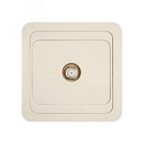 Розетка TV (SAT) F-типа сл. кость  Валдай  TDM 3